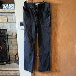 Madewell Women's Dark Gray Straight Leg Jeans